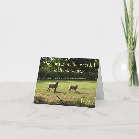 Der Schäfer hört zu!.. Karte (Vorderseite)