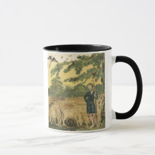 Der Schäfer, "von den Liedern von Unschuld", 1789 Tasse