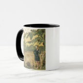 Der Schäfer, "von den Liedern von Unschuld", 1789 Tasse (Vorderseite Links)
