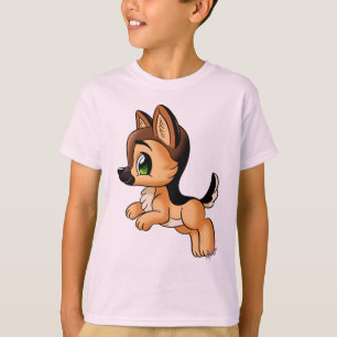 Der Schäferhund-HundLongsleeve T-Shirt des