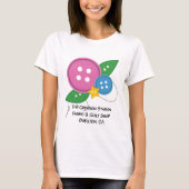Der Schaffungs-Stations-Knopf-T - Shirt (Vorderseite)