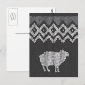 Der Schafkodex - Island Postkarte (Vorne/Hinten)