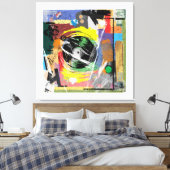 Der Schallplattenspieler von Ole Leinwanddruck (Insitu (Schlafzimmer))