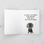 Der Scham bekommt eine gute Karte (Innenseite)