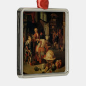 Der Scharlatan Silbernes Ornament (Rechts)