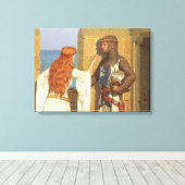 Der Schatten. 1909 von Edmund Leighton Leinwanddruck (Insitu (Holzboden))