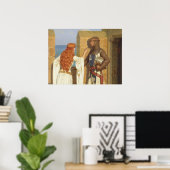 Der Schatten. 1909 von Edmund Leighton Poster (Heimbüro)