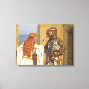 Der Schatten, C. 1909 durch Edmund Leighton Leinwanddruck