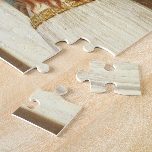 Der Schatten, C. 1909 durch Edmund Leighton Puzzle (Seite)