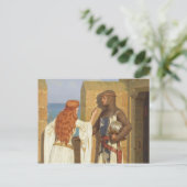 Der Schatten, c. 1909 von Edmund Leighton Postkarte (Stehend Vorderseite)