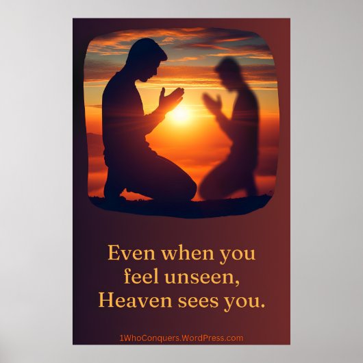 Der Schatten, der betete Poster (Vorne)