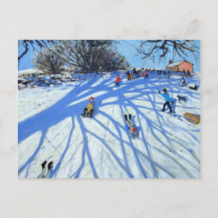 Der Schatten Derbyshire Postkarte