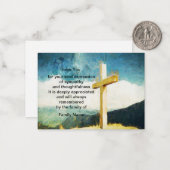 Der Schatten des Engels danke Karte (Vorderseite/Rückseite Beispiel)