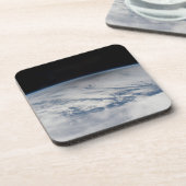 Der Schatten des Mondes, der auf dem Nordpazifik v Getränkeuntersetzer (Linke Seite)