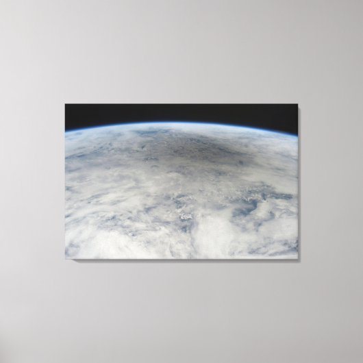 Der Schatten des Mondes, der auf dem Nordpazifik v Leinwanddruck (Vorderseite)