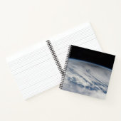 Der Schatten des Mondes, der auf dem Nordpazifik v Notizblock (Innenseite)