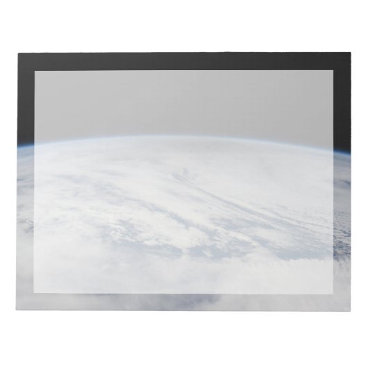 Der Schatten des Mondes, der auf dem Nordpazifik v Notizblock (Vorderseite)