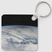 Der Schatten des Mondes, der auf dem Nordpazifik v Schlüsselanhänger (Rückseite)