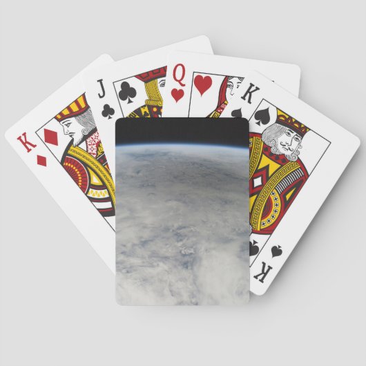 Der Schatten des Mondes, der auf dem Nordpazifik v Spielkarten (Rückseite)