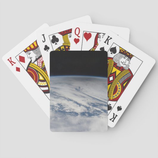 Der Schatten des Mondes, der auf dem Nordpazifik v Spielkarten (Rückseite)