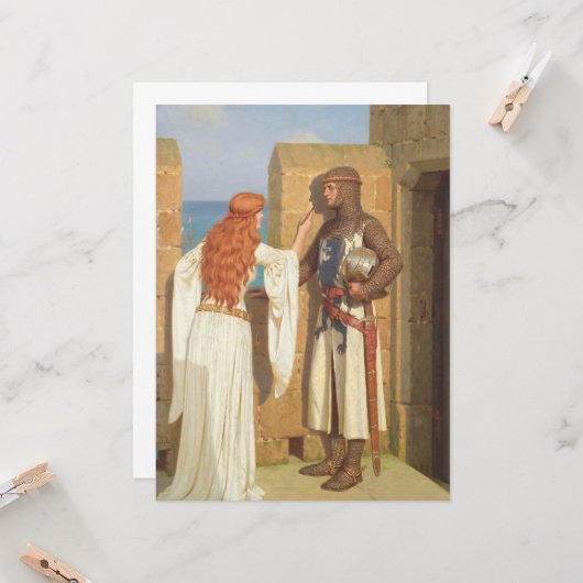 Der Schatten des Ritters Karte (Vorderseite/Rückseite Beispiel)