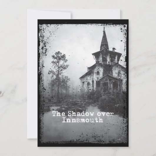 Der Schatten über Innsmouth Lovecraft Cthulhu Myth Einladung (Vorderseite)