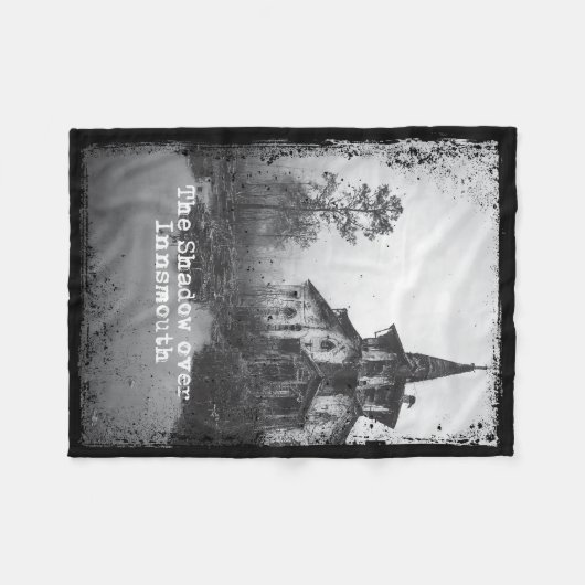 Der Schatten über Innsmouth Lovecraft Cthulhu Myth Fleecedecke (Vorderseite (Horizontal))