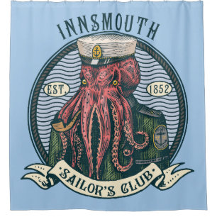 Der Schatten über Innsmouth Lovecraft Cthulhu Sail Duschvorhang