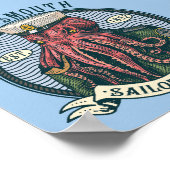 Der Schatten über Innsmouth Lovecraft Cthulhu Sail Poster (Ecke)