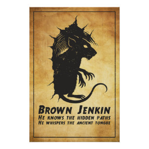 Der Schatten von Brown Jenkin - Ein miskatonisches Poster