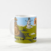 Der Schatten weiß Kaffeetasse (Vorderseite Links)