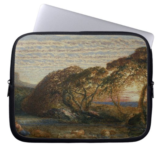 Der schattenhafte Strom Laptopschutzhülle (Vorderseite)