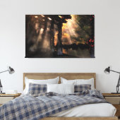 Der schattige Weg (Herbst) überwölbte Leinwand (Insitu (Schlafzimmer))