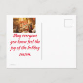 Der Schatz des Weihnachtsmanns Postkarte (Rückseite)
