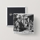 Der Schauspiel-Verkäufer, graviertes bis Januar Button (Vorne & Hinten)