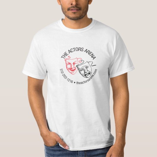 Der Schauspieler-Arena-T - Shirt für ihn - bequeme (Vorderseite)