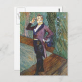 Der Schauspieler Henry Samary Postkarte (Vorne/Hinten)