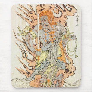 Der Schauspieler Ichikawa Danjuro V als Steinbild Mousepad