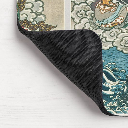 Der Schauspieler Ichikawa Ebizo V als die Gottheit Mousepad (Ecke)