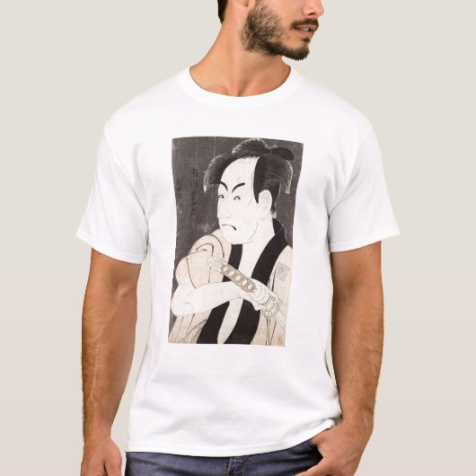 Der Schauspieler Ichikawa Omezu als Bediensteter T-Shirt (Vorderseite)