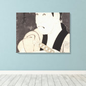 Der Schauspieler Ichikawa Omezu als Diener Leinwanddruck (Insitu (Holzboden))