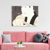 Der Schauspieler Ichikawa Omezu als Diener Leinwanddruck (Insitu (Wohnzimmer))