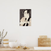 Der Schauspieler Ichikawa Omezu als Diener Poster (Küche)