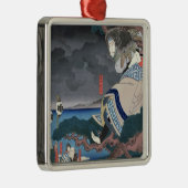 Der Schauspieler Nakamura Utaemon IV Silbernes Ornament (Rechts)