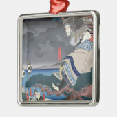 Der Schauspieler Nakamura Utaemon IV Silbernes Ornament (Links)