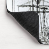 Der Scheich oder der Gouverneur von Mosambik Mousepad (Ecke)