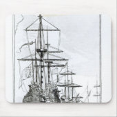 Der Scheich oder der Gouverneur von Mosambik Mousepad (Vorne)