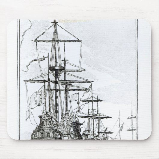 Der Scheich oder der Gouverneur von Mosambik Mousepad (Vorne)