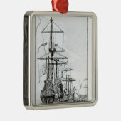 Der Scheich oder der Gouverneur von Mosambik Ornament Aus Metall (Rechts)