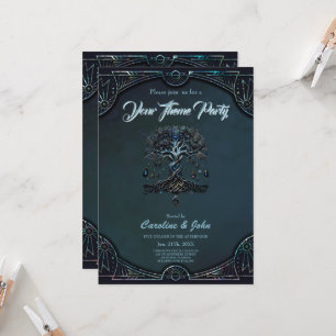 Der Schein des Baumes des Lebens die Edelsteine de Einladung